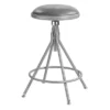 24"-30" Height Adjustable Heavy Duty Vinyl Padded Swivel Steel Accent Barstool Gray - Hampden Furnishings 1 24"-30" Height Adjustable Heavy Duty Vinyl Padded Swivel Steel Accent Barstool Gray - Hampden Furnishings -Furniture Shop GUEST 91a23538 f87b 447d b109 7d6468637b2d