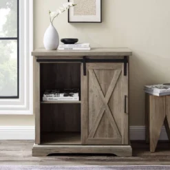 Tertia Industrial Accent Cabinet With Sliding X Barn Door - Saracina Home 19 Tertia Industrial Accent Cabinet With Sliding X Barn Door - Saracina Home -Furniture Shop GUEST 91cbd7bd 1a47 457c aba7 b2aeb362086b