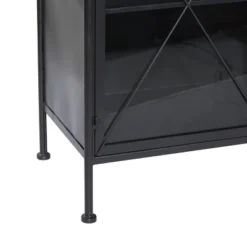 Industrial Metal Cabinet Black - Olivia & May 25 Industrial Metal Cabinet Black - Olivia & May -Furniture Shop GUEST 91d24b2e 4cdf 4817 ae69 7f06c4cd731b