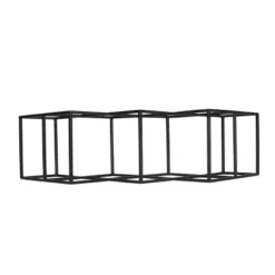 Mcclellan Modern Industrial 7 Bottle Tabletop Wine Rack Black - Christopher Knight Home -Furniture Shop GUEST 920182cf ea95 4f58 81ef 2a78e489b42c