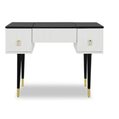 43.3" Modern Vanity Table Set With Flip-Up Mirror, LED Lights And Storage - ModernLuxe -Furniture Shop GUEST 924c0bef e00a 4a91 84b4 f797bf246170