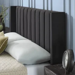 Adele Vertical Upholstered Wingback Bed β Brookside Home 19 Adele Vertical Upholstered Wingback Bed β Brookside Home -Furniture Shop GUEST 93ce4252 acc0 4e1d 932b a1fcd218ebea