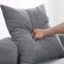 Modern Chenille Accent Reading Chair, High-Stretch Round Lounge Sofa-ModernLuxe 20 Modern Chenille Accent Reading Chair, High-Stretch Round Lounge Sofa-ModernLuxe -Furniture Shop GUEST 94fd811e 9a1b 4d7d 8872 dcca787937c0