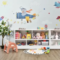Costway Kids 2-Shelf Bookcase 5-Cube Wood Toy Storage Cabinet Organizer 16 Costway Kids 2-Shelf Bookcase 5-Cube Wood Toy Storage Cabinet Organizer -Furniture Shop GUEST 954175fc 42d4 49aa 9151 cc0a75e24cf9