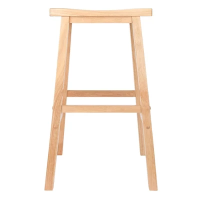 29" Satori Saddle Seat Barstool - Winsome 3 29" Satori Saddle Seat Barstool - Winsome
