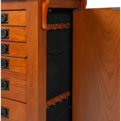 Delia Jewelry Armoire Brown - Powell Company -Furniture Shop GUEST 95bfe438 f7a8 49a2 adec 9f7eeb134cab