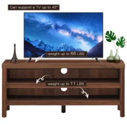 Costway 3-Tier TV Stand Console Cabinet For TV's Up To 45'' W/ Storage Shelves 17 Costway 3-Tier TV Stand Console Cabinet For TV's Up To 45'' W/ Storage Shelves -Furniture Shop GUEST 9603e224 6aad 4ead 99d7 97aab8cf0b25