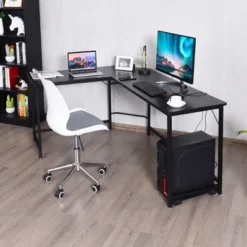 Costway L-Shaped Computer Desk Corner Workstation Study Gaming Table Home Office 15 Costway L-Shaped Computer Desk Corner Workstation Study Gaming Table Home Office -Furniture Shop GUEST 98004195 2948 4b7c 9786 4e1b9e409a25