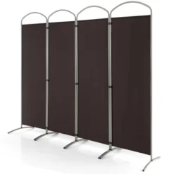 Costway 4 Panels Folding Room Divider 6 Ft Tall Fabric Privacy Screen Black/Brown/Grey/White 25 Costway 4 Panels Folding Room Divider 6 Ft Tall Fabric Privacy Screen Black/Brown/Grey/White -Furniture Shop GUEST 982d832f ecc4 4ff9 b7c9 082ff784d7b0