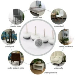Unique Bargains Nail On Felt Furniture Table Chair Leg Pads 27mm/1" Pack Of 30 9 Unique Bargains Nail On Felt Furniture Table Chair Leg Pads 27mm/1" Pack Of 30 -Furniture Shop GUEST 98ed742d 7e16 4002 b3d1 84205a3751f4