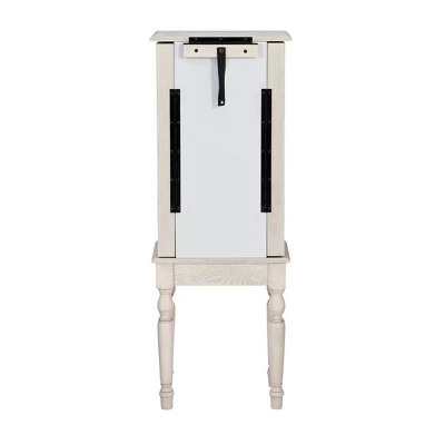 Obrecht Jewelry Armoire Off White - Powell Company 9 Obrecht Jewelry Armoire Off White - Powell Company - Image 7