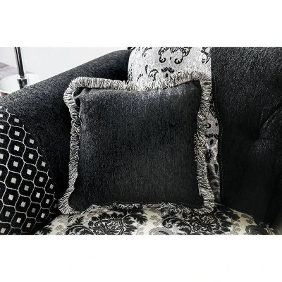 Sunnyslope Button Tufted Loveseat Black - Furniture Of America 9 Sunnyslope Button Tufted Loveseat Black - Furniture Of America - Image 7