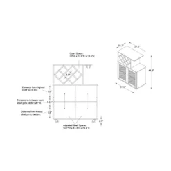 Morse Farmhouse Mobile Wine Cabinet Reclaimed Oak - HOMES: Inside + Out 17 Morse Farmhouse Mobile Wine Cabinet Reclaimed Oak - HOMES: Inside + Out -Furniture Shop GUEST 9a5ef94f 42ec 4f8d 9605 fdc77909520d