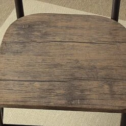 3pc Fairlands X Cross Back Dining Table Set Gray/Dark Bronze - HOMES: Inside + Out -Furniture Shop GUEST 9a816d7f 993f 4ed3 a3a1 5ca3ac36c51c