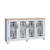 63" Vintage Storage Sideboard Buffet Accent Cabinet - Festivo