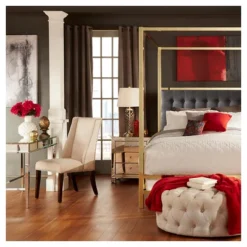 Set Of 2 Harlow Wingback Dining Chair With Nailheads Oatmeal - Inspire Q 9 Set Of 2 Harlow Wingback Dining Chair With Nailheads Oatmeal - Inspire Q -Furniture Shop GUEST 9c8ae87a e7e8 4099 ab14 eea2777fda2a