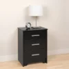 Coal Harbor 3 - Drawer Tall Nightstand - Prepac -Furniture Shop GUEST 9d73c101 5775 4ce4 8fa4 16d1b8643f8c