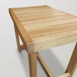 18"H Solid White Oak Mini Bench - Flora Home -Furniture Shop GUEST 9d8875e2 69aa 43e5 af3e 8247604902e2