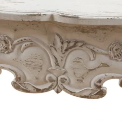 LuxenHome Vintage Off White Wood Console And Entry Table -Furniture Shop GUEST 9f02dce1 1aa4 4f0c ad2a 792b35d8230e