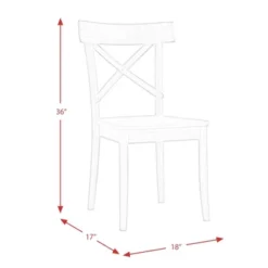 2pc Keaton X Back Wooden Side Chair Set Beach - Picket House Furnishings 23 2pc Keaton X Back Wooden Side Chair Set Beach - Picket House Furnishings -Furniture Shop GUEST 9f13a9c1 77c0 4c82 9469 eab56ae9e3a7
