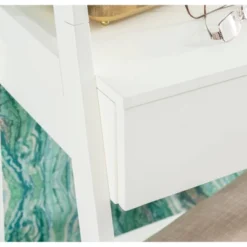 Alaina Leaning Vanity Set White - Linon -Furniture Shop GUEST 9fa3a5e4 0e18 4378 a127 03208c06b570