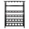 Rio 24 Bottles Wine Rack Wood/Espresso - Winsome -Furniture Shop GUEST 9fec01a3 9a58 4fac a98e c30bb55e45a1