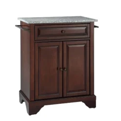 Lafayette Gray Granite Top Portable Kitchen Island/Cart Mahogany - Crosley 10 Lafayette Gray Granite Top Portable Kitchen Island/Cart Mahogany - Crosley -Furniture Shop GUEST a084e79f 3d4c 41d7 a1f2 4339bfe4e76d