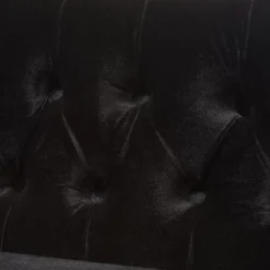 Flax Victorian Style Contemporary Velvet Fabric Upholstered 2 Seater Loveseat Black - Baxton Studio 15 Flax Victorian Style Contemporary Velvet Fabric Upholstered 2 Seater Loveseat Black - Baxton Studio -Furniture Shop GUEST a0e1baff 9f26 440f abcb 5faffd473117