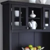 Large Buffet Of Buffets Server With Hutch And Oak Top Black - Homestyles 2 Large Buffet Of Buffets Server With Hutch And Oak Top Black - Homestyles -Furniture Shop GUEST a202c494 3139 4ed6 81bb aee35a232803