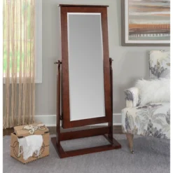 Chiara Cheval Mirror/Jewelry Wardrobe Walnut - Powell Company -Furniture Shop GUEST a215a97f d5b6 49c3 abcc 5ab36252ba31