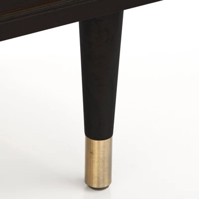 Allen Mid-Century Modern Buffet Black/Natural - Angelo:Home 6 Allen Mid-Century Modern Buffet Black/Natural - Angelo:Home - Image 4