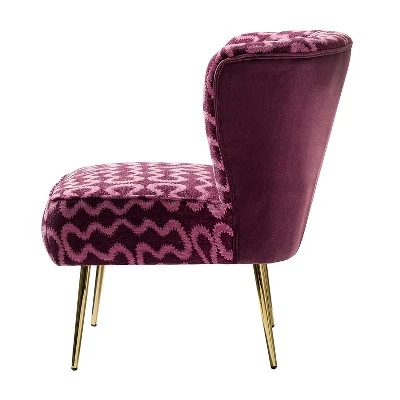 Urbain Wooden Upholstery Accent Side Chair With Tufted Back | Karat Home 4 Urbain Wooden Upholstery Accent Side Chair With Tufted Back | Karat Home - Image 2