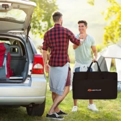 Costway Folding Portable Aluminum Camping Grill Table W/ Storage Organizer Windscreen Black 15 Costway Folding Portable Aluminum Camping Grill Table W/ Storage Organizer Windscreen Black -Furniture Shop GUEST a4ae199f d796 4d52 8b36 4645c06c5c26