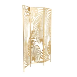 Glam Metal Palms Room Divider Screen Gold - Olivia & May -Furniture Shop GUEST a58dab1c 91cb 47ba 8ac4 0473656334c3
