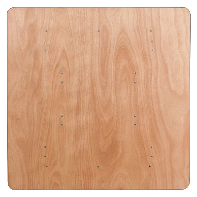 Flash Furniture 4-Foot Square Wood Folding Banquet Table 8 Flash Furniture 4-Foot Square Wood Folding Banquet Table - Image 6