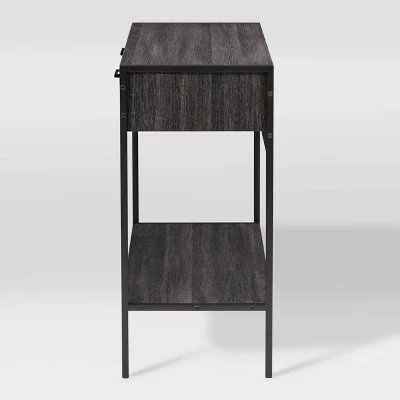 Joliet Entryway Table Gray/Black - CorLiving 6 Joliet Entryway Table Gray/Black - CorLiving - Image 4