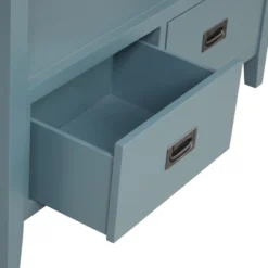 36" Retro Style Pine Console Table With 4 Drawers And 1 Storage Shelf - ModernLuxe 21 36" Retro Style Pine Console Table With 4 Drawers And 1 Storage Shelf - ModernLuxe -Furniture Shop GUEST a69a08a6 dcd6 429b 8975 84c9f9755077