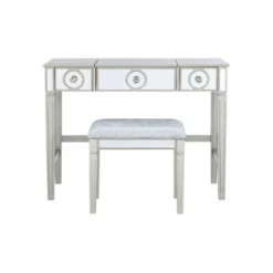 Madison Silver Vanity Set Silver - Linon -Furniture Shop GUEST a7ba4f29 3596 4723 b0df f87257dee022