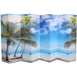 Legacy Decor Canvas Room Divider Double - Sided Digital Print Virgin Islands Beach Design 19 Legacy Decor Canvas Room Divider Double - Sided Digital Print Virgin Islands Beach Design -Furniture Shop GUEST a950c7e9 2fed 499e ac39 ee23c9075a2f