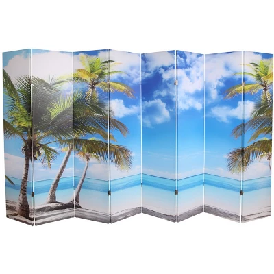 Legacy Decor Canvas Room Divider Double - Sided Digital Print Virgin Islands Beach Design 11 Legacy Decor Canvas Room Divider Double - Sided Digital Print Virgin Islands Beach Design - Image 9
