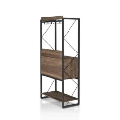 Orella Rustic Baker's Rack Reclaimed Oak - MiBasics -Furniture Shop GUEST aa12672f d348 4d57 988b dc93384473a9