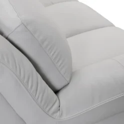 Zanna Genuine Leather Sofa Dove Gray - Armen Living -Furniture Shop GUEST aa6e8ec3 cd52 43dd a500 be9cc4b57fd8