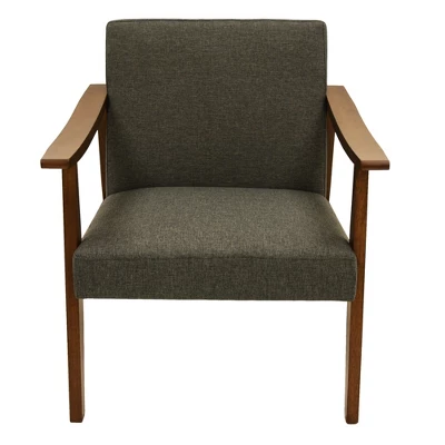 Zenvida Mid Century Modern Accent Armchair Solid Hardwood Upholstered 7 Zenvida Mid Century Modern Accent Armchair Solid Hardwood Upholstered - Image 5