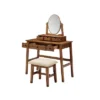 Lorna Vanity Set Walnut - Linon -Furniture Shop GUEST aafddae8 0464 4069 aa39 5b8a8527622f