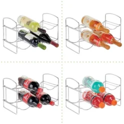 MDesign Collapsible Metal Water Bottle, Wine Rack Holder -Furniture Shop GUEST ab56c667 ec5b 47dd b588 335a5d9b74fa