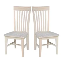Set Of 2 Tall Mission Chairs - International Concepts 24 Set Of 2 Tall Mission Chairs - International Concepts -Furniture Shop GUEST ab8bf5fd e84a 4bc2 8b31 e62fea0c36a0