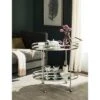 Dante Bar Cart - Silver/Mirror - Safavieh -Furniture Shop GUEST ae702d8f 5a81 42c2 96dd f8292be82f6d