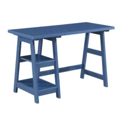 Designs2Go Trestle Desk With Shelves - Breighton Home -Furniture Shop GUEST ae99fa3d b1bb 4f8b adb7 cdefd1a7b494