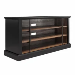 Hoffman Rustic TV Stand For TVs Up To 50" Black And Walnut - Room & Joy -Furniture Shop GUEST ae9d2a87 ac7c 4dee bdb7 4c4a5d9d5e3b