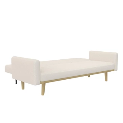 Benedict Wooden Futon Ivory - Room & Joy 7 Benedict Wooden Futon Ivory - Room & Joy - Image 5